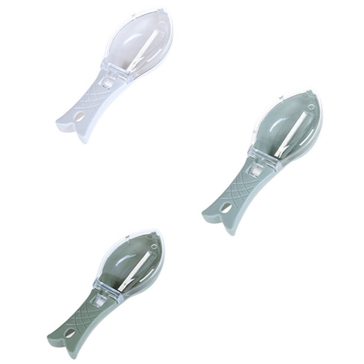 3 PCS CT1682 Thickened Plastic Fish Scaler with Cover