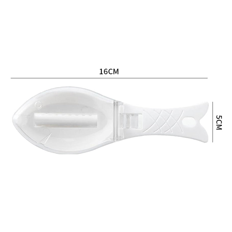 3 PCS CT1682 Thickened Plastic Fish Scaler with Cover