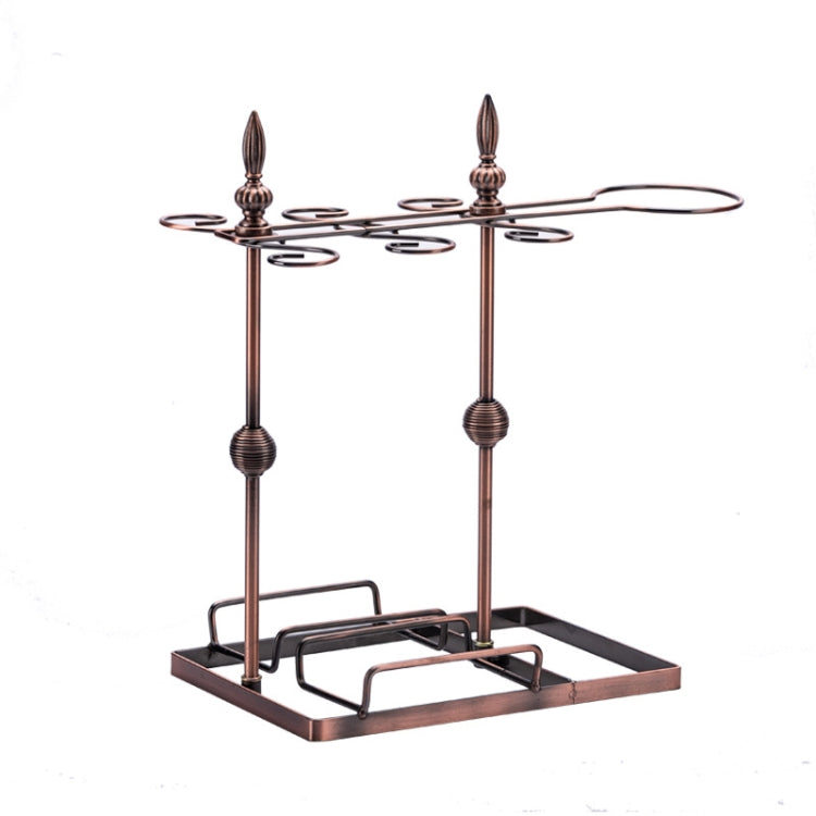 2 PCS Iron Red Wine Glass Upside Down Rack Goblet Rack Red Wine Rack Decanter Bracket