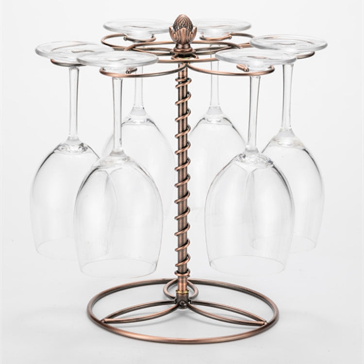 Wine Glass Holder Iron Bougainvillea Upside Down Goblet Holder