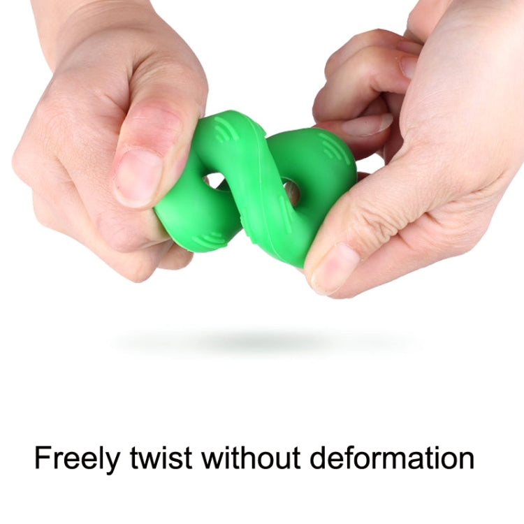 3 PCS Hand Exercise Massage Bump Gear Type Silicone Grip Ring, Style: 50LB (Dark Green)