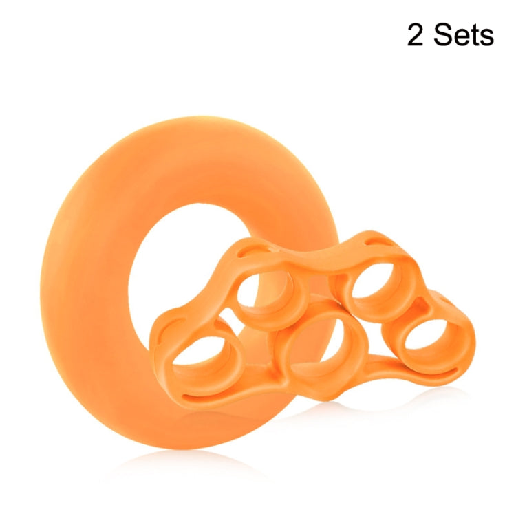 2 Sets Fitness Finger Sports Silicone Rally Grip Set