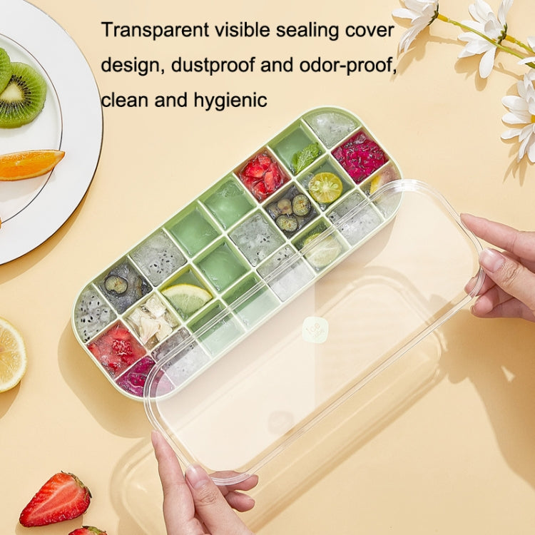 J004Z-005 24 Grid Household Dot Soft Bottom Silicone Ice Tray Mold