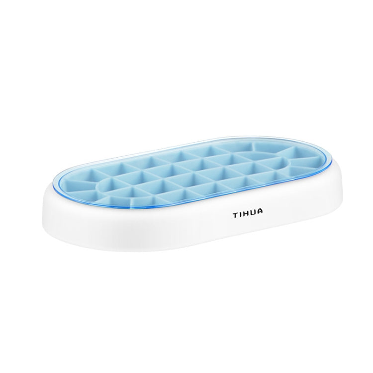 S10001 28 Grid Silicone Soft Bottom Refrigerator Frozen Ice Cube Mold