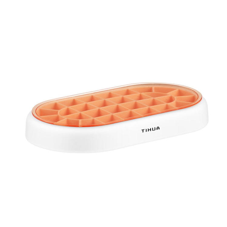 S10001 28 Grid Silicone Soft Bottom Refrigerator Frozen Ice Cube Mold