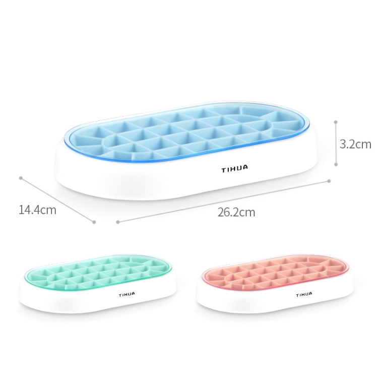 S10001 28 Grid Silicone Soft Bottom Refrigerator Frozen Ice Cube Mold
