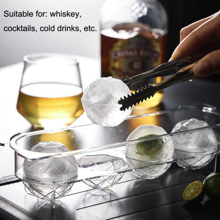 2 PCS Household Food Grade Transparent Round Ice Cube Mold, Size: Small