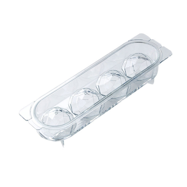 2 PCS Household Food Grade Transparent Round Ice Cube Mold, Size: Medium