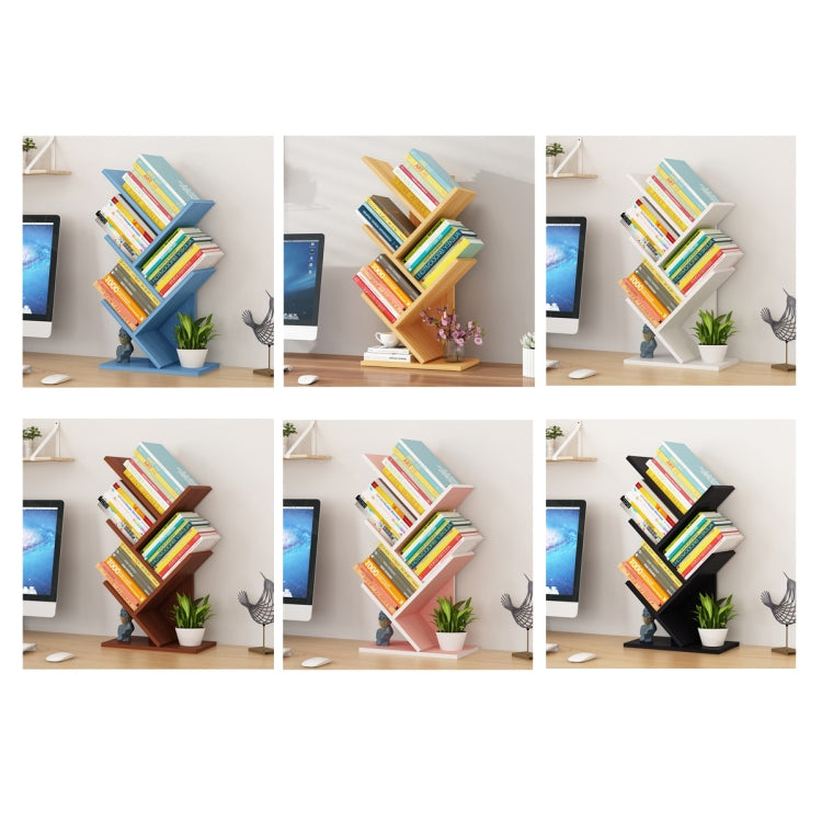 Simple Tree-shaped Desktop Bookshelf Office Desk Organize Storage Rack