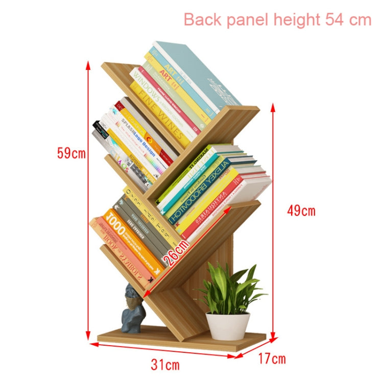 Simple Tree-shaped Desktop Bookshelf Office Desk Organize Storage Rack