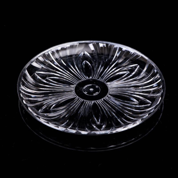 5 PCS Acrylic Round Transparent Fruit Dish, Diameter: 30cm