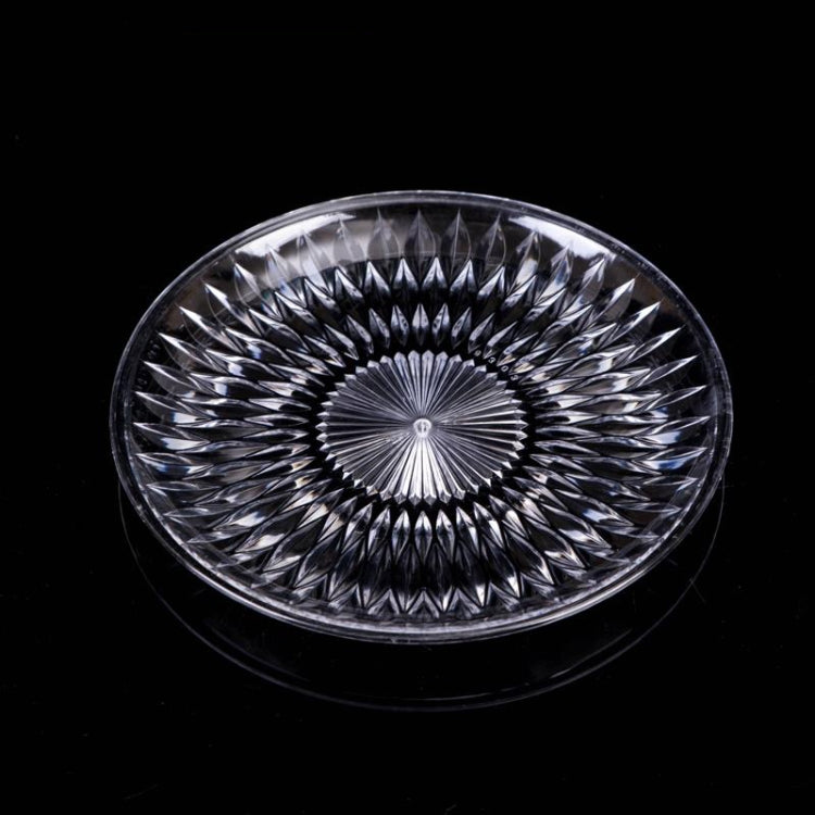 5 PCS Acrylic Round Transparent Fruit Dish, Diameter: 30cm