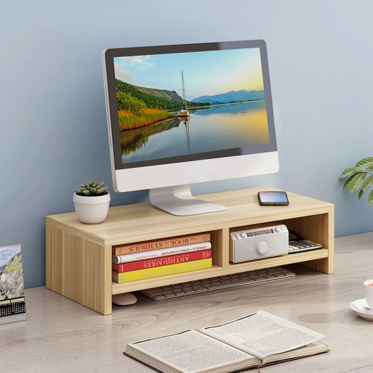 Computer Elevated Rack Monitor Bracket Storage Rack,Style: Double Layer