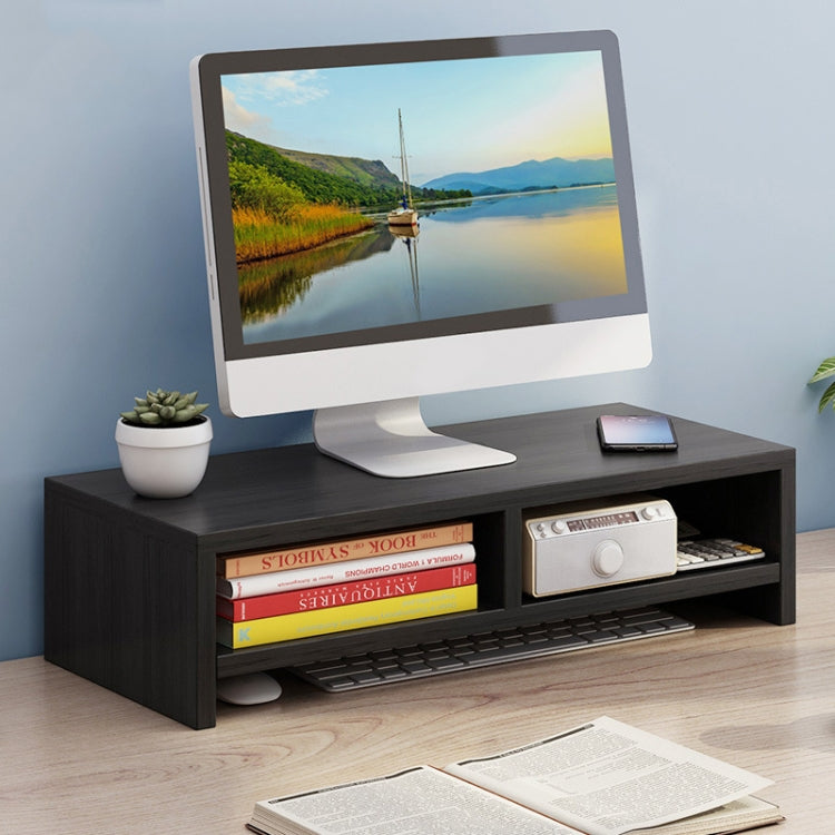 Computer Elevated Rack Monitor Bracket Storage Rack,Style: Double Layer