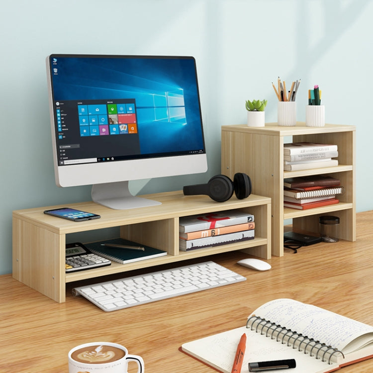 Computer Elevated Rack Monitor Bracket Storage Rack,Style: Double Layer+Three Layers