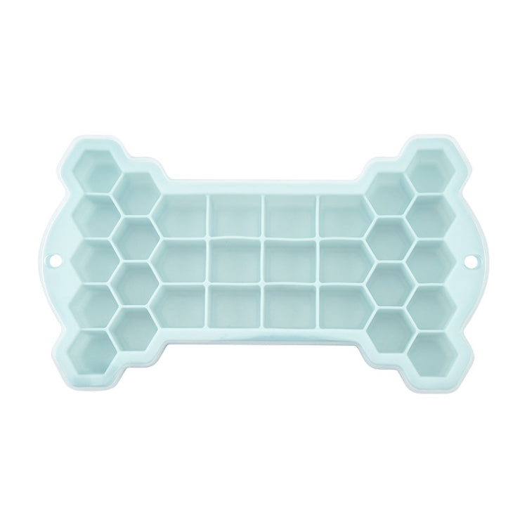 2 PCS 30 Grid Bone Honeycomb Silicone Ice Cube Mold with Lid