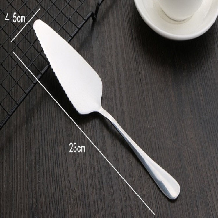 4 PCS Stainless Steel Triangular Toothed Cake Pizza Shovel