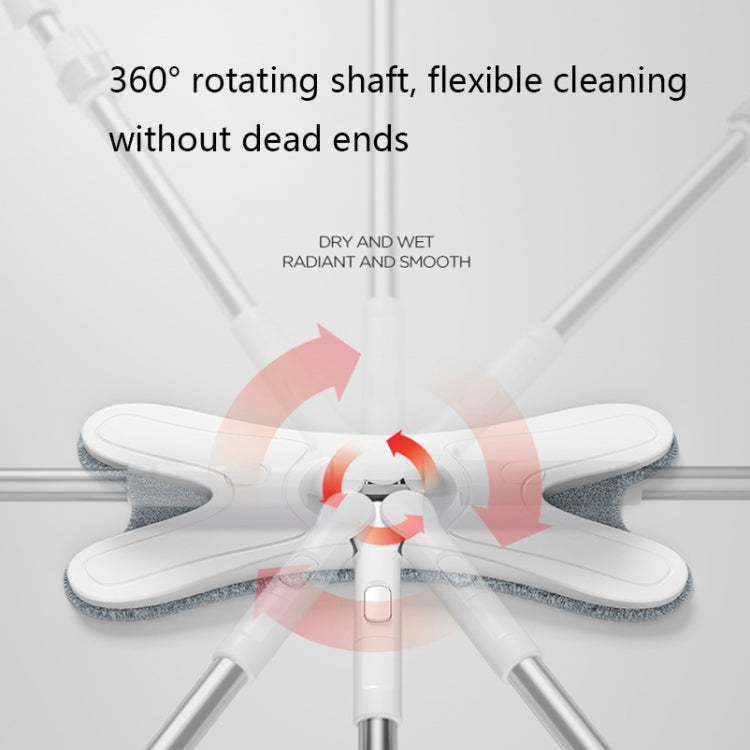 CT3-X X-Shaped Retractable and Rotatable Mmop, Specification: Mop + 1 Rag
