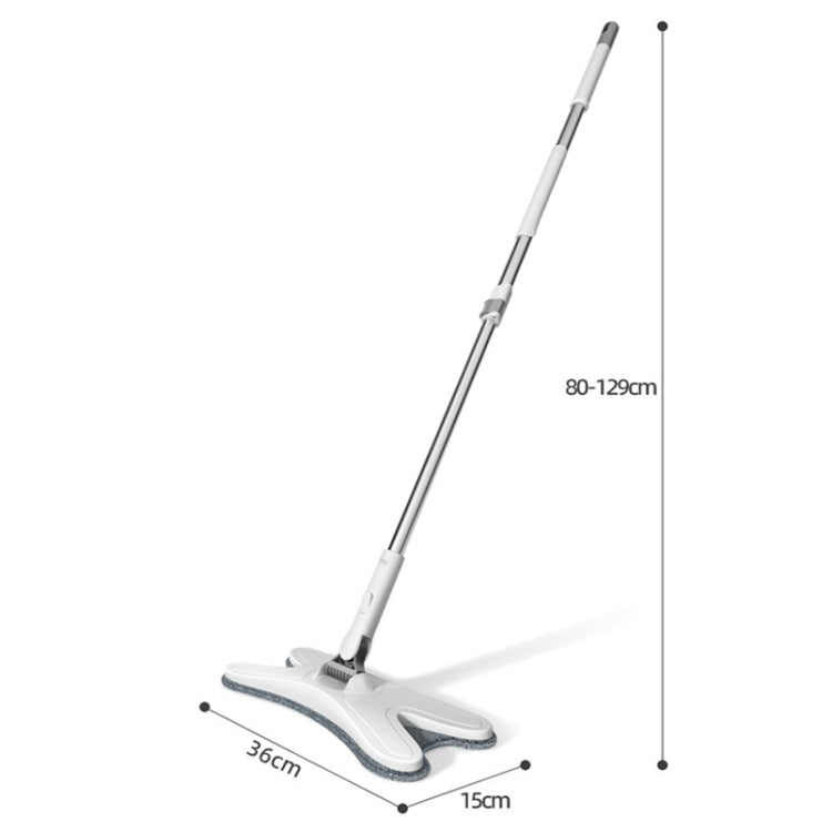 CT3-X X-Shaped Retractable and Rotatable Mmop, Specification: Mop + 3 Rag