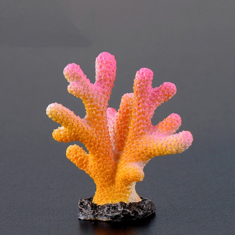 10 PCS Simulation Resin Coral Aquarium Fish Tank Small Ornaments, Colour: No. 3 Colorful