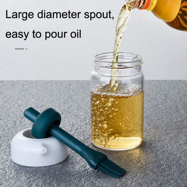 2 PCS Kitchen BBQ High Temperature Resistant Brush Press Oil Control Oiler