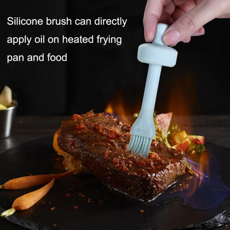2 PCS Kitchen BBQ High Temperature Resistant Brush Press Oil Control Oiler