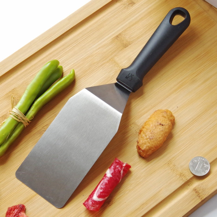 2 PCS Stainless Steel Pizza Spatula Multi-function Pancake Spatula, Specification: 375mm (Square)