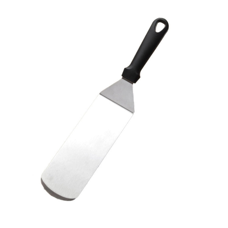2 PCS Stainless Steel Pizza Spatula Multi-function Pancake Spatula, Specification: 370mm (Round)
