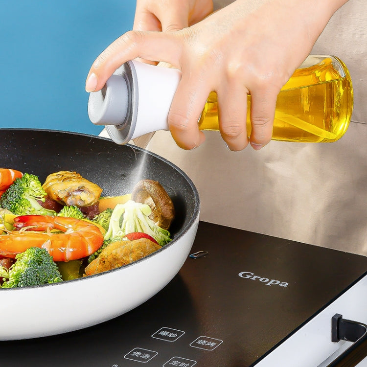 2 PCS Large-caliber Press-type Cooking Barbecue Oil Spray Bottle