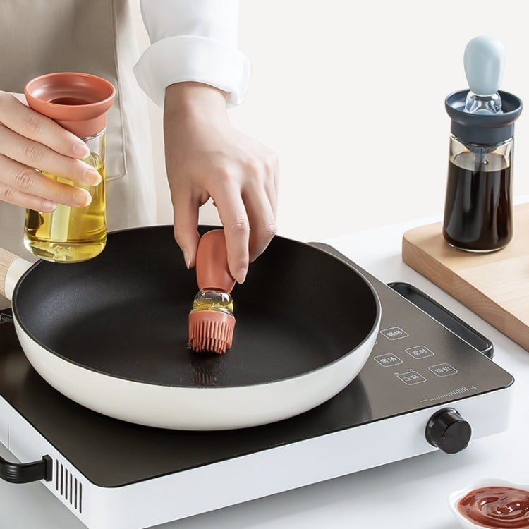 Kitchen Baking BBQ Silicone Brush Oil Bottle