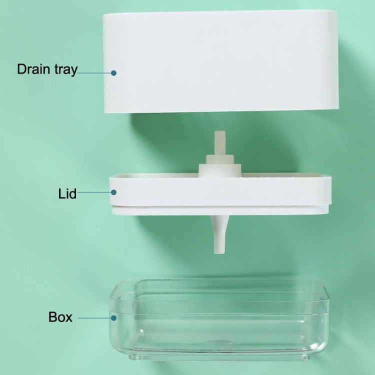 2 PCS Kitchen Detergent Automatic Liquid Dispenser with Sponge Wipe