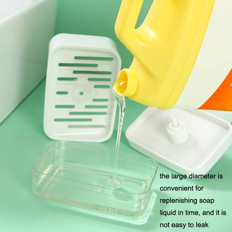 2 PCS Kitchen Detergent Automatic Liquid Dispenser with Sponge Wipe