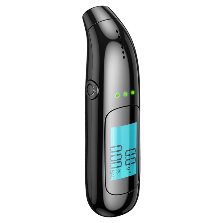 Portable Air Blowing High Precision Alcohol Tester, Specification: Japanese (Black)