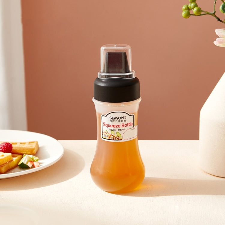 2 PCS DX220112 Perforated Ketchup Honey Salad Dressing Squeeze Bottle with Lid