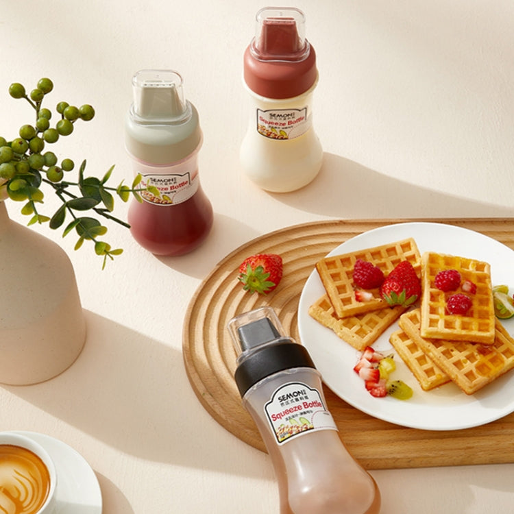 2 PCS DX220112 Perforated Ketchup Honey Salad Dressing Squeeze Bottle with Lid