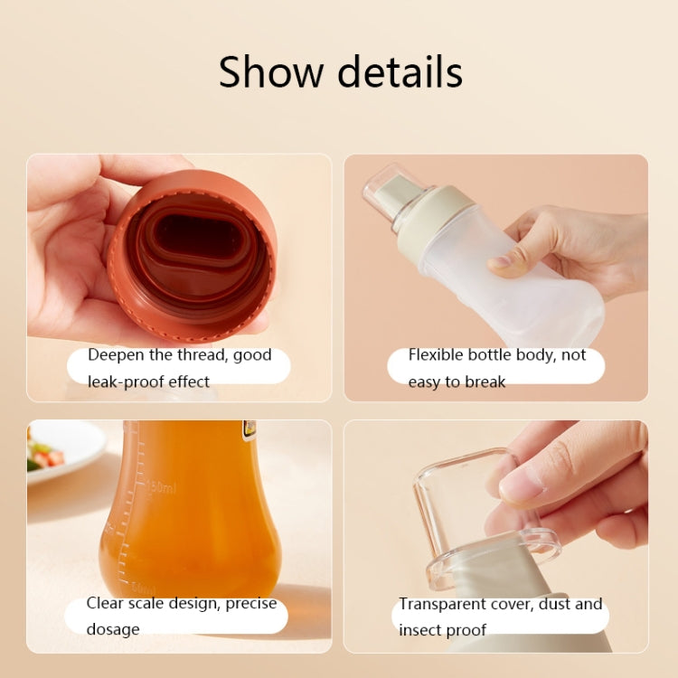 2 PCS DX220112 Perforated Ketchup Honey Salad Dressing Squeeze Bottle with Lid