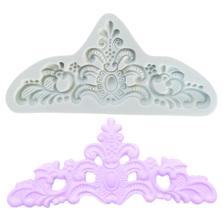 2 PCS Retro Embossed Fondant Chocolate Cake Silicone Mold