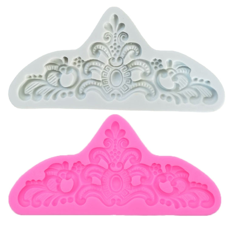 2 PCS Retro Embossed Fondant Chocolate Cake Silicone Mold