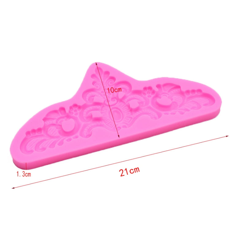 2 PCS Retro Embossed Fondant Chocolate Cake Silicone Mold