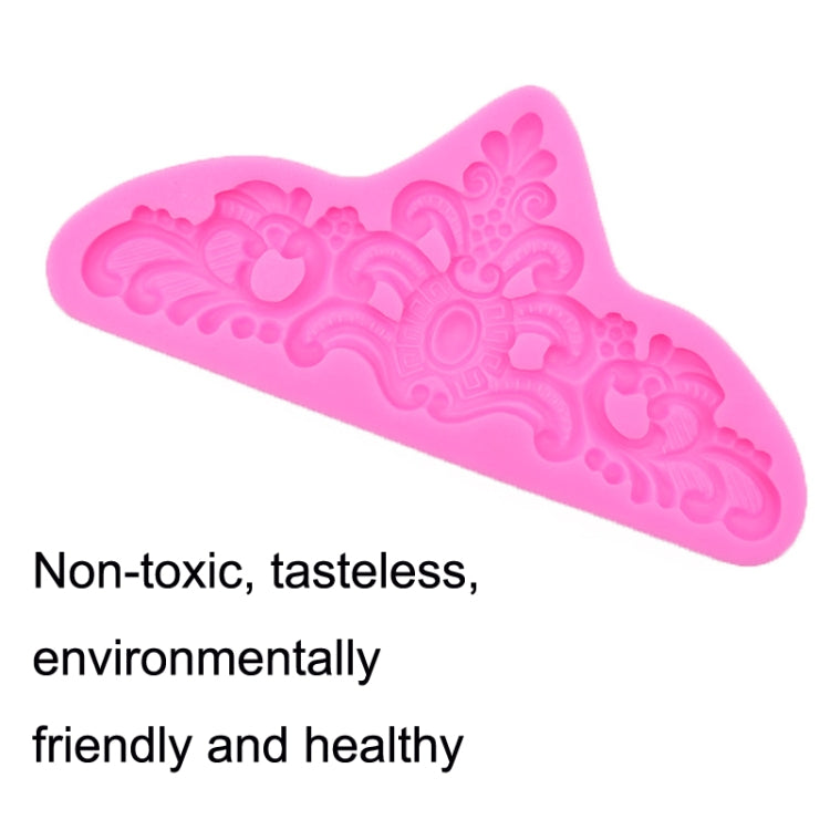 2 PCS Retro Embossed Fondant Chocolate Cake Silicone Mold