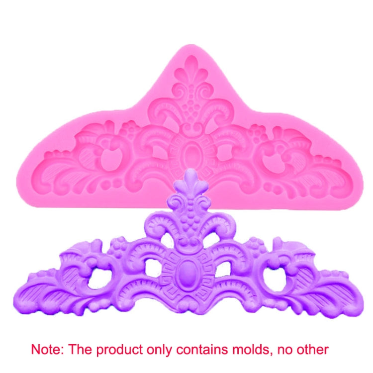 2 PCS Retro Embossed Fondant Chocolate Cake Silicone Mold