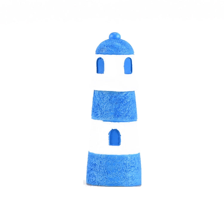 10 PCS Beach Ocean Series Resin Craft Ornament Lighthouse