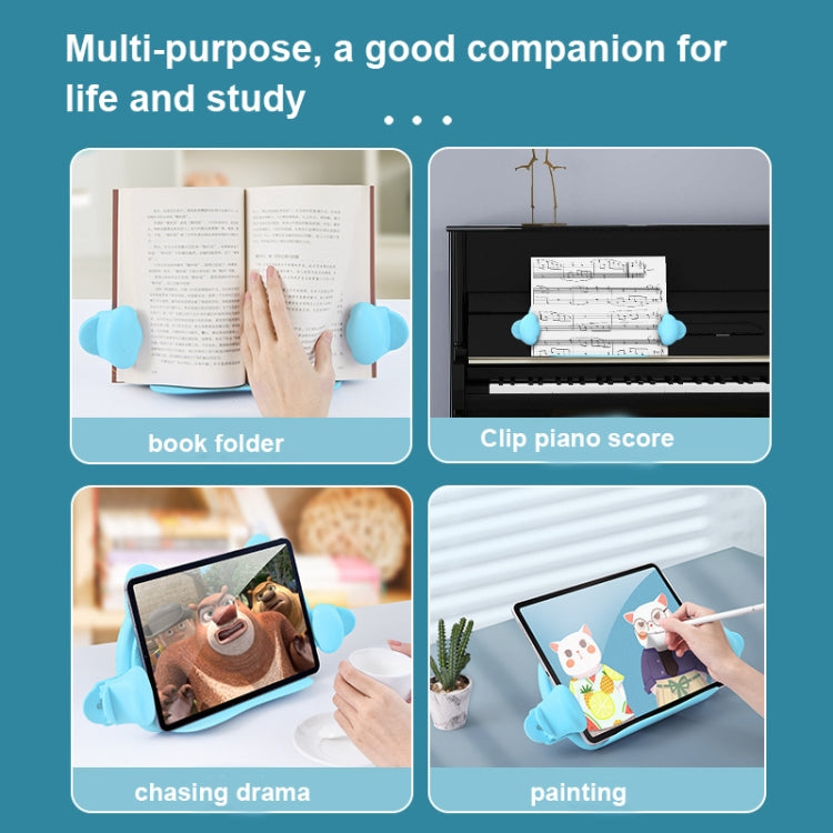 Tablet PC Bracket Retractable Multi-Angle Adjustment Folding Storage Cute Reading Bracket