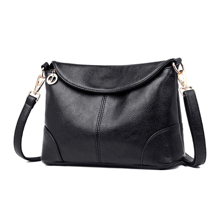Ladies Fashion Single Shoulder Soft Leather Small Square Bag