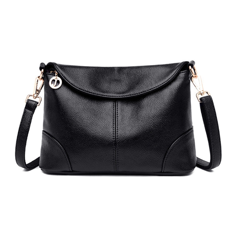Ladies Fashion Single Shoulder Soft Leather Small Square Bag