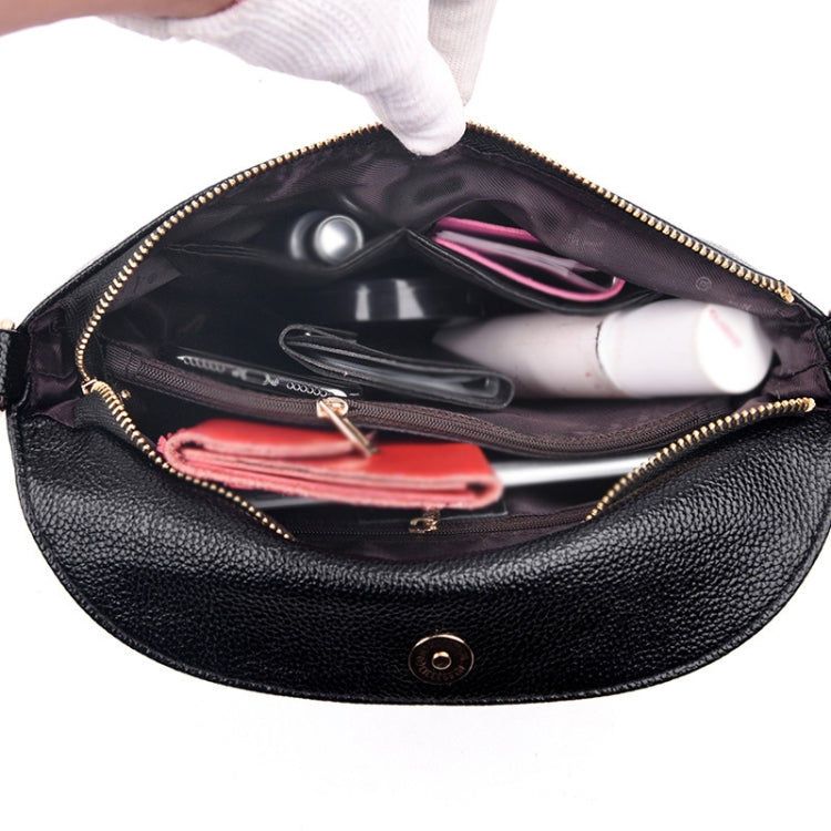 Ladies Fashion Single Shoulder Soft Leather Small Square Bag
