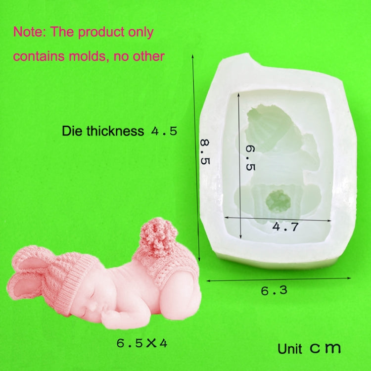 2 PCS Fondant Cake Chocolate Silicone Mold(Pink)