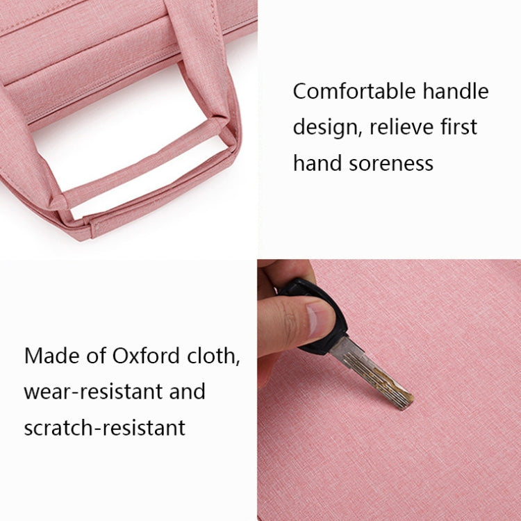 1169 Multifunctional Wear-resistant Scratch-resistant Computer Bag, Size: 14-inch(Black)