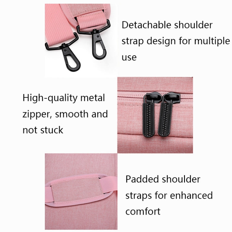 1169 Multifunctional Wear-resistant Scratch-resistant Computer Bag, Size: 14-inch(Black)