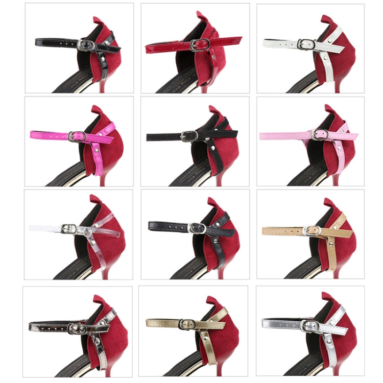 2 Pairs No Installation Triangle High Heels Anti-Drop Laces